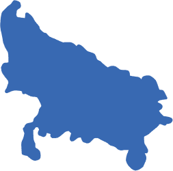 Uttar Pradesh state distribution for BASANTI name