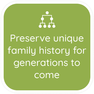 preserve your unique family history for generations to come